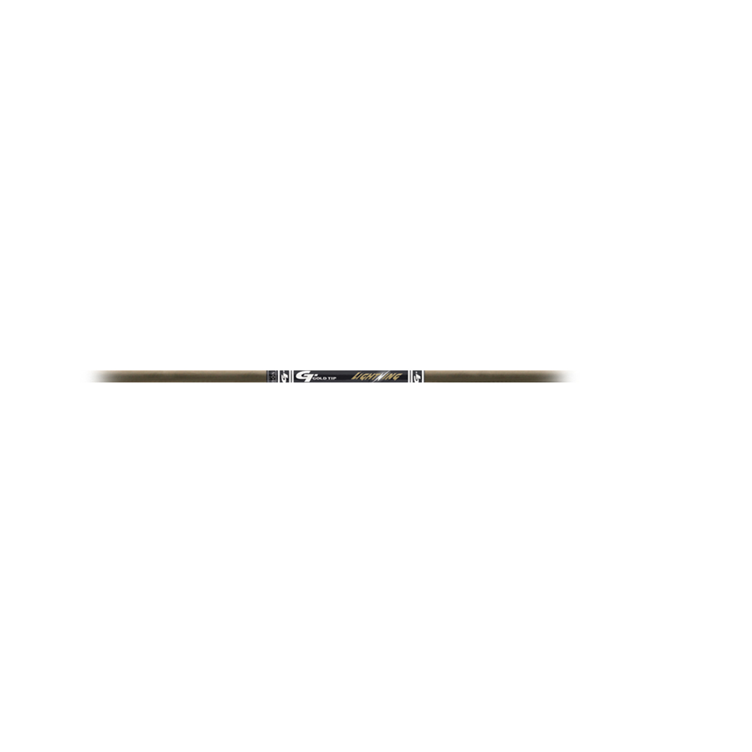 Gold Tip Shaft Carbon Lightning Youth 28