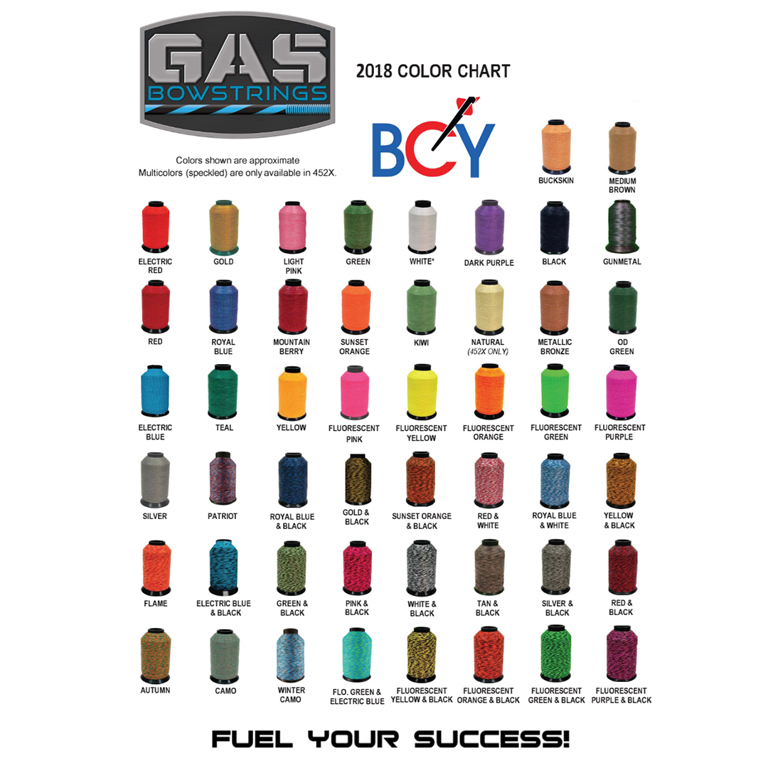 GAS Bowstrings String Compound Set Custom 3 Piece High Octane