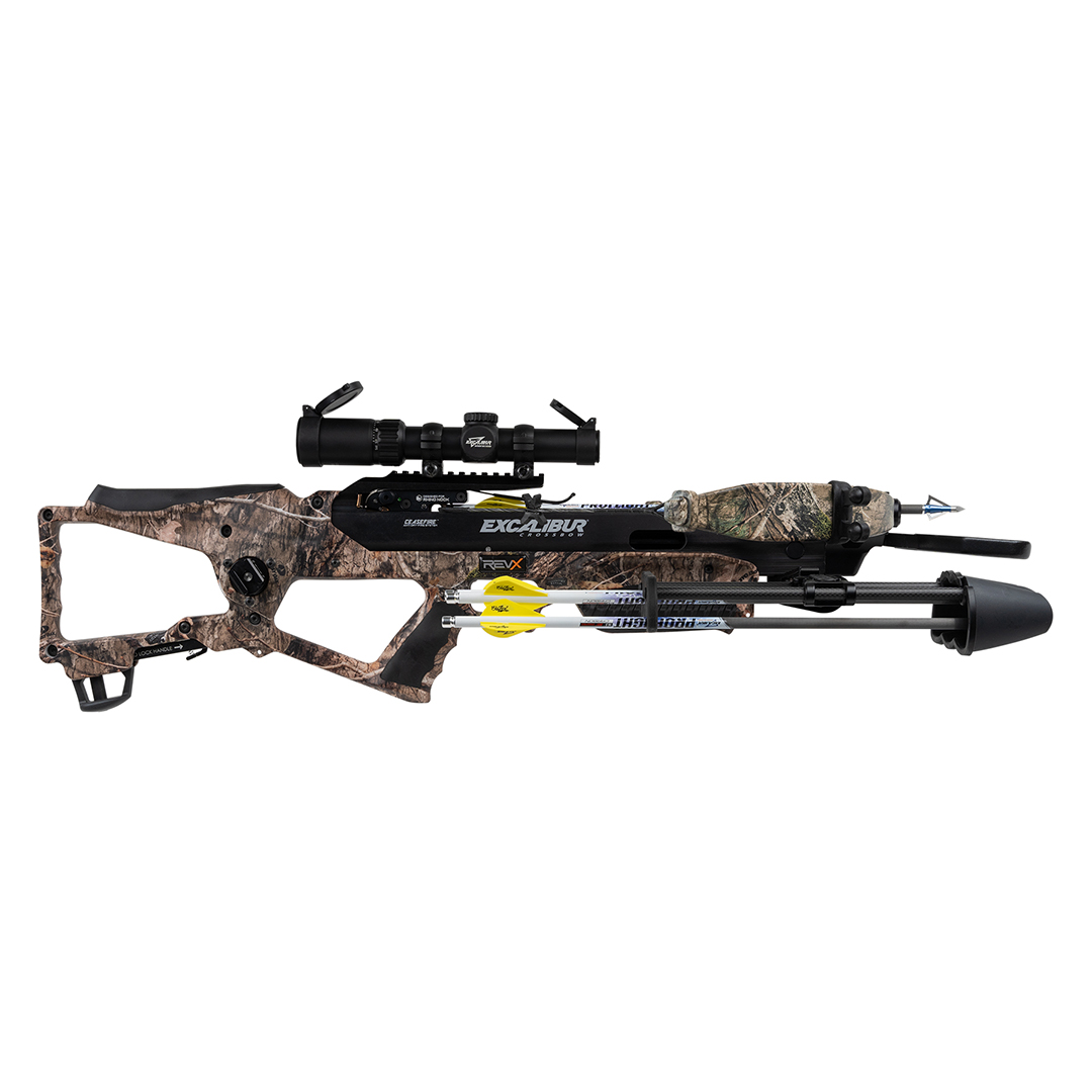 Excalibur Crossbow Recurve RevX Mossy Oak with Overwatch Scope