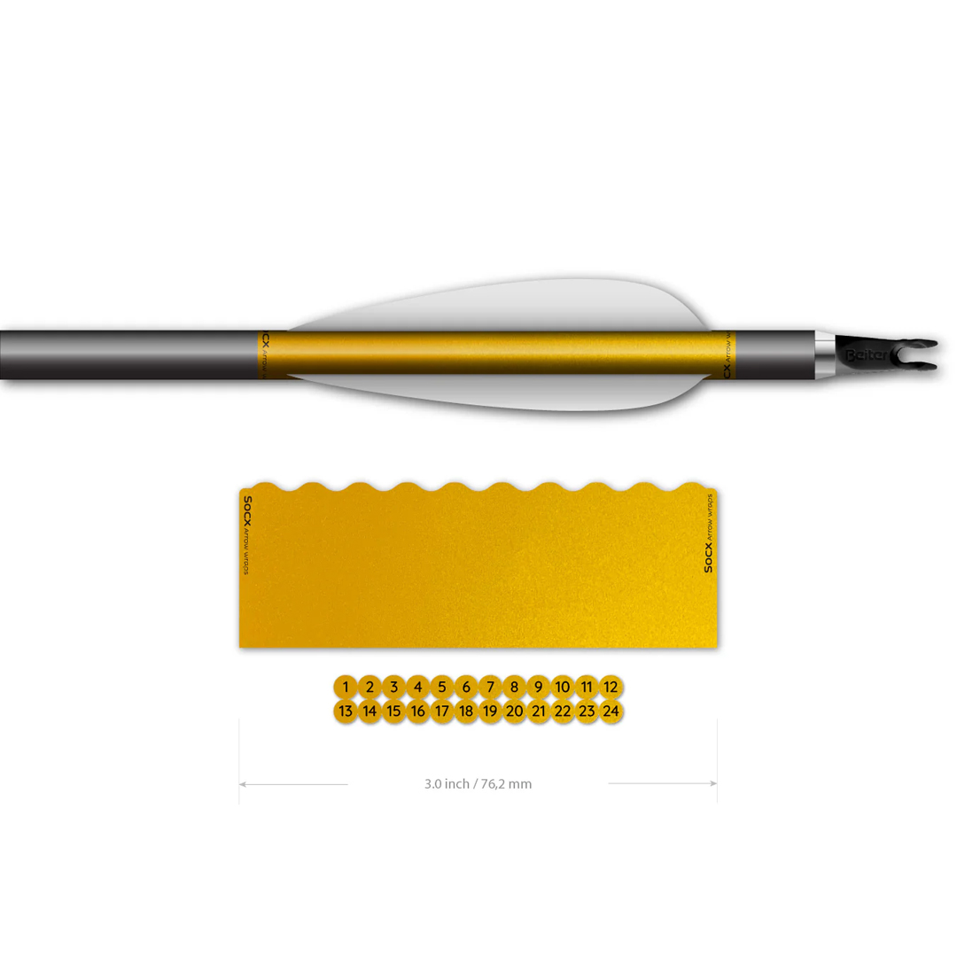 Socx Shorty Arrow Wrap 8.0 mm Max Retro-Reflective