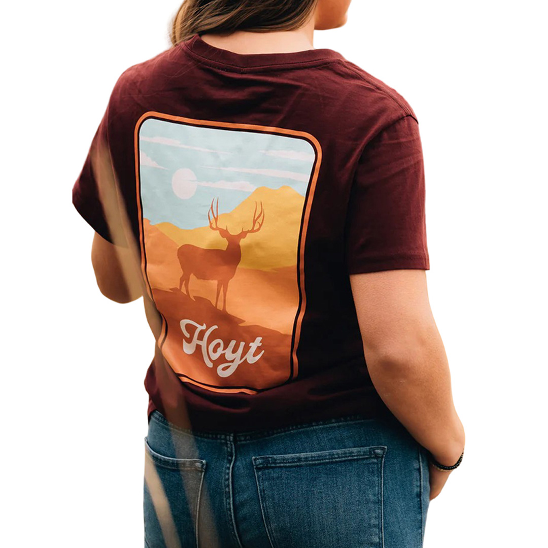 Hoyt T-Shirt Womens Deer Mesa
