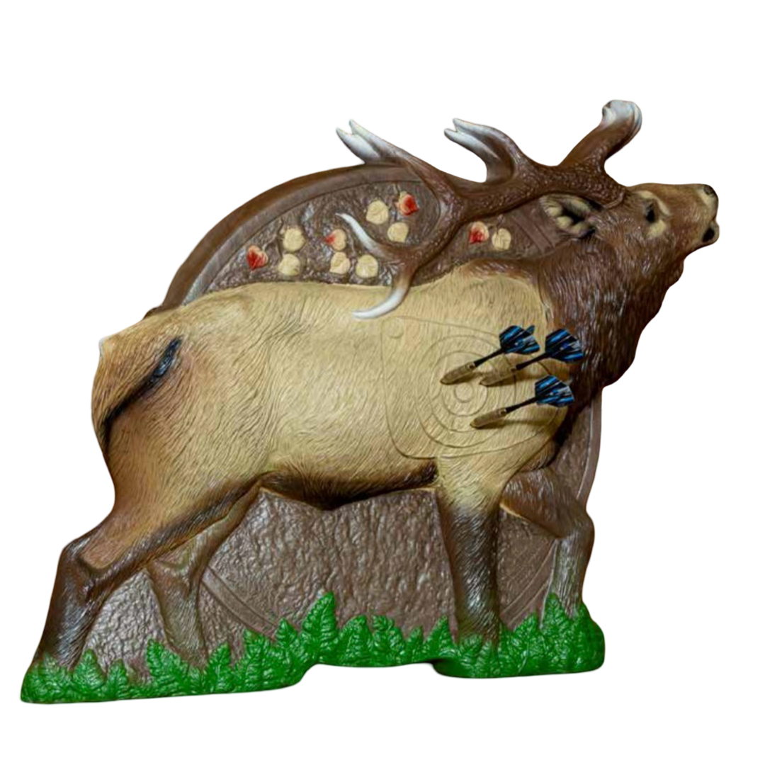 Rinehart Targets Dartboard Bull Elk