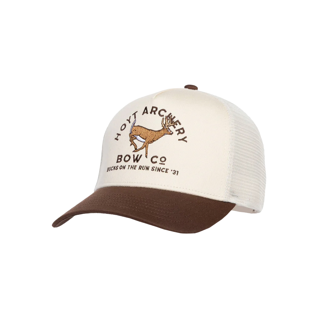 Hoyt Hat Running Buck Cream