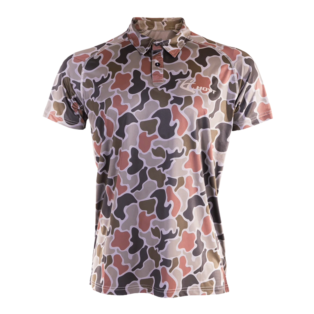 Hoyt Polo Shirt Brown Duck Camo