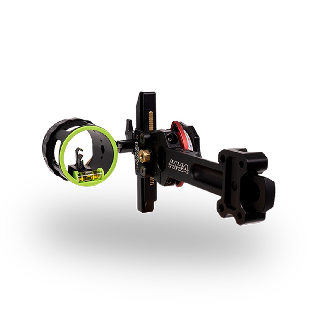 HHA Sports Hunting Sight Nytrx Pro XV3 Vertical  Micro Adjustable Three Pin Pic Mount