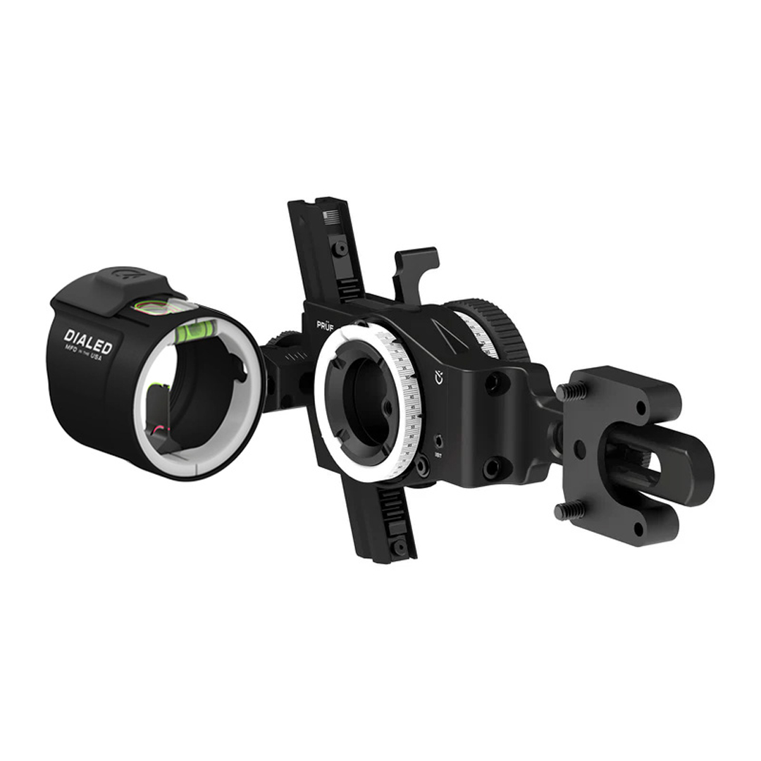 Dialed Archery Hunting Sight Prüf Riser Mount Dovetail STUB XR Dual Pin