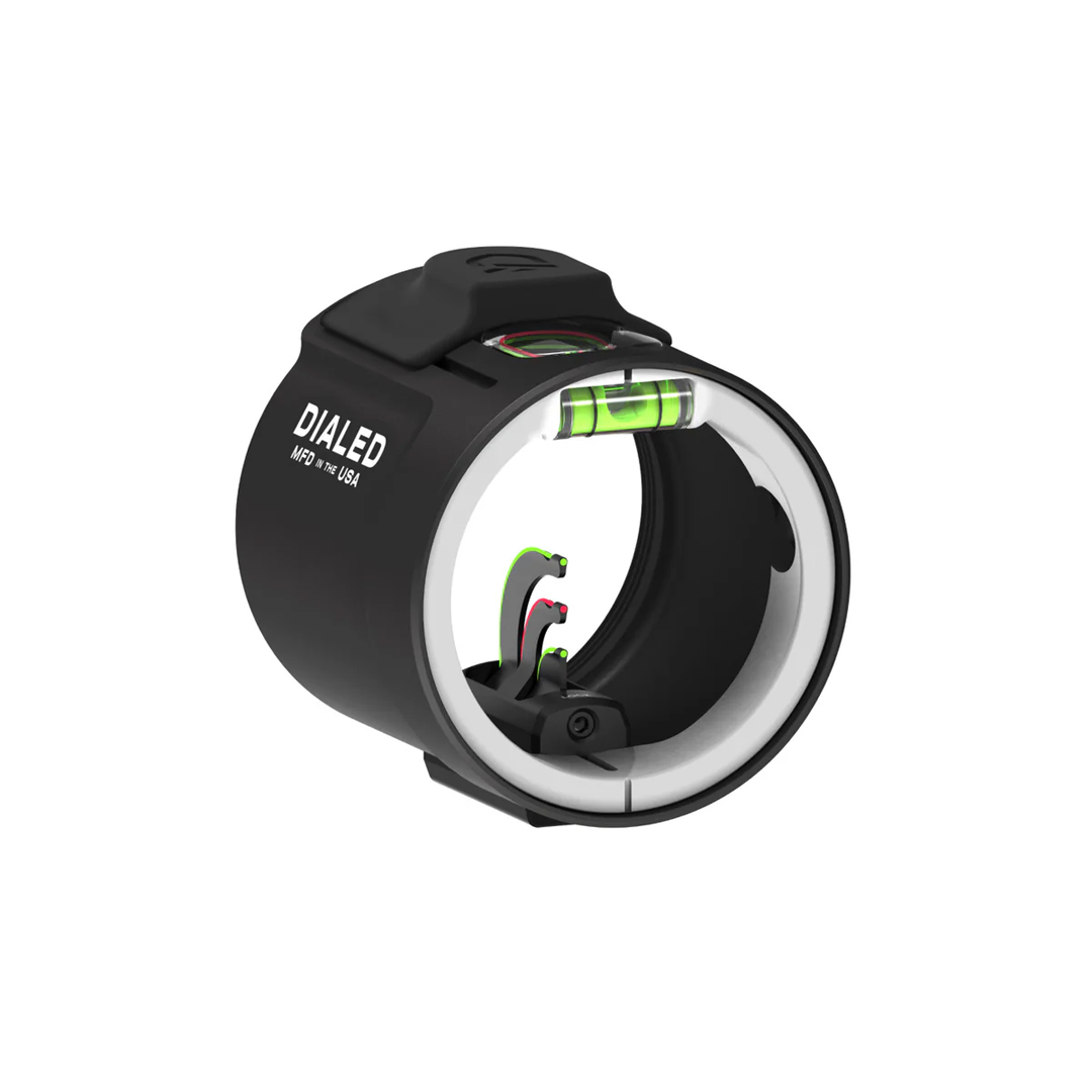 Dialed Archery Hunting Sight Prüf MAG 3VA Three Pin Vertical Adjustable