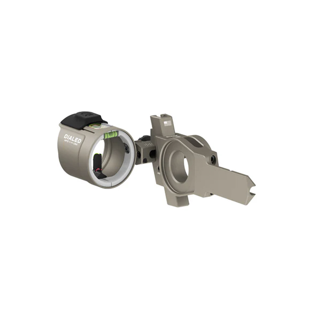 Dialed Archery Hunting Sight Strike Fixed Bridge-Lock Dovetail STUB XR Dual Pin