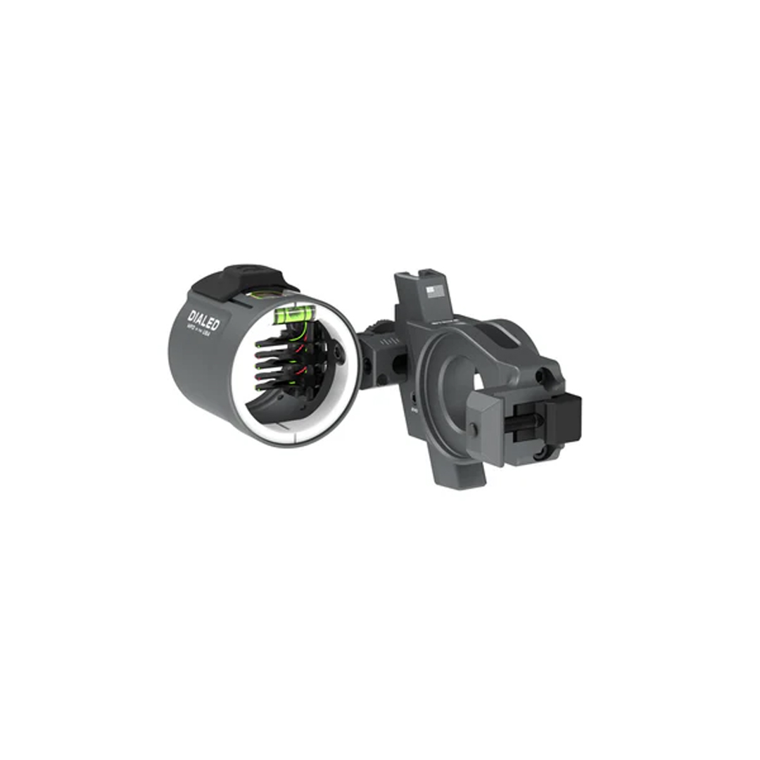 Dialed Archery Hunting Sight Strike Fixed Picatinny 5H Five Pin Horizontal