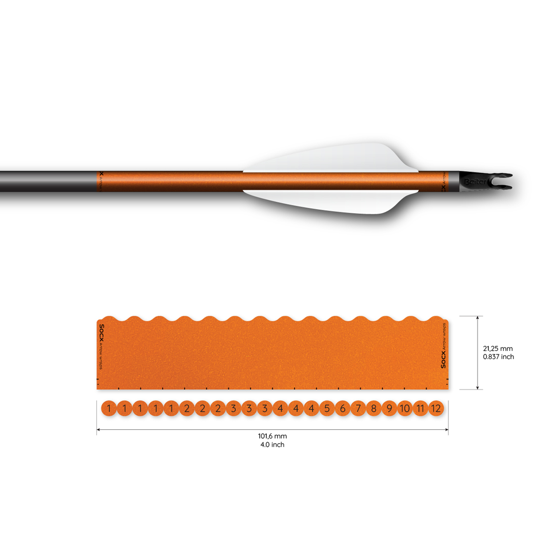 Socx Wrap 6.0mm Max Solid Retro-Reflective Color