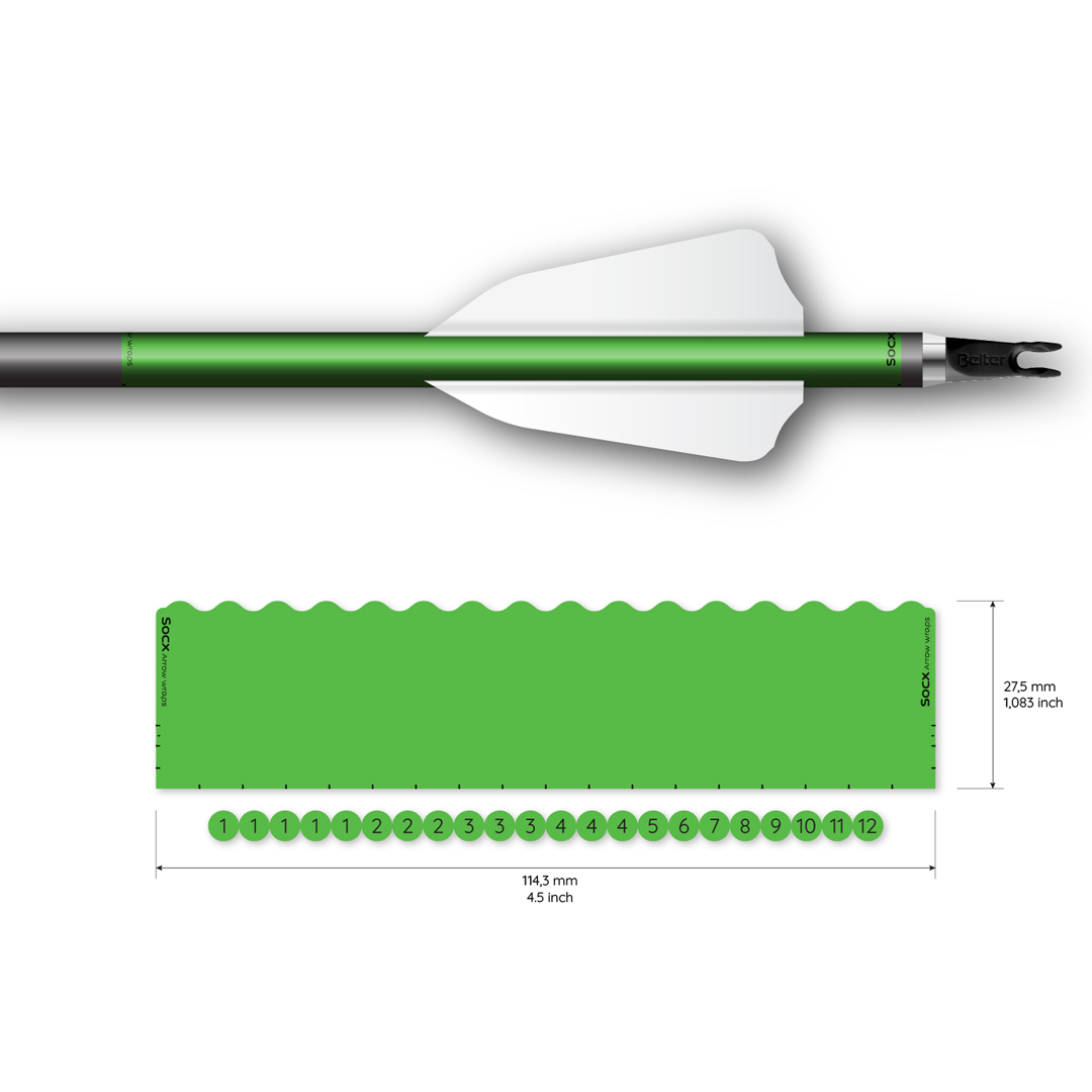 Socx Wrap 8.0mm Max Solid Fluor Color