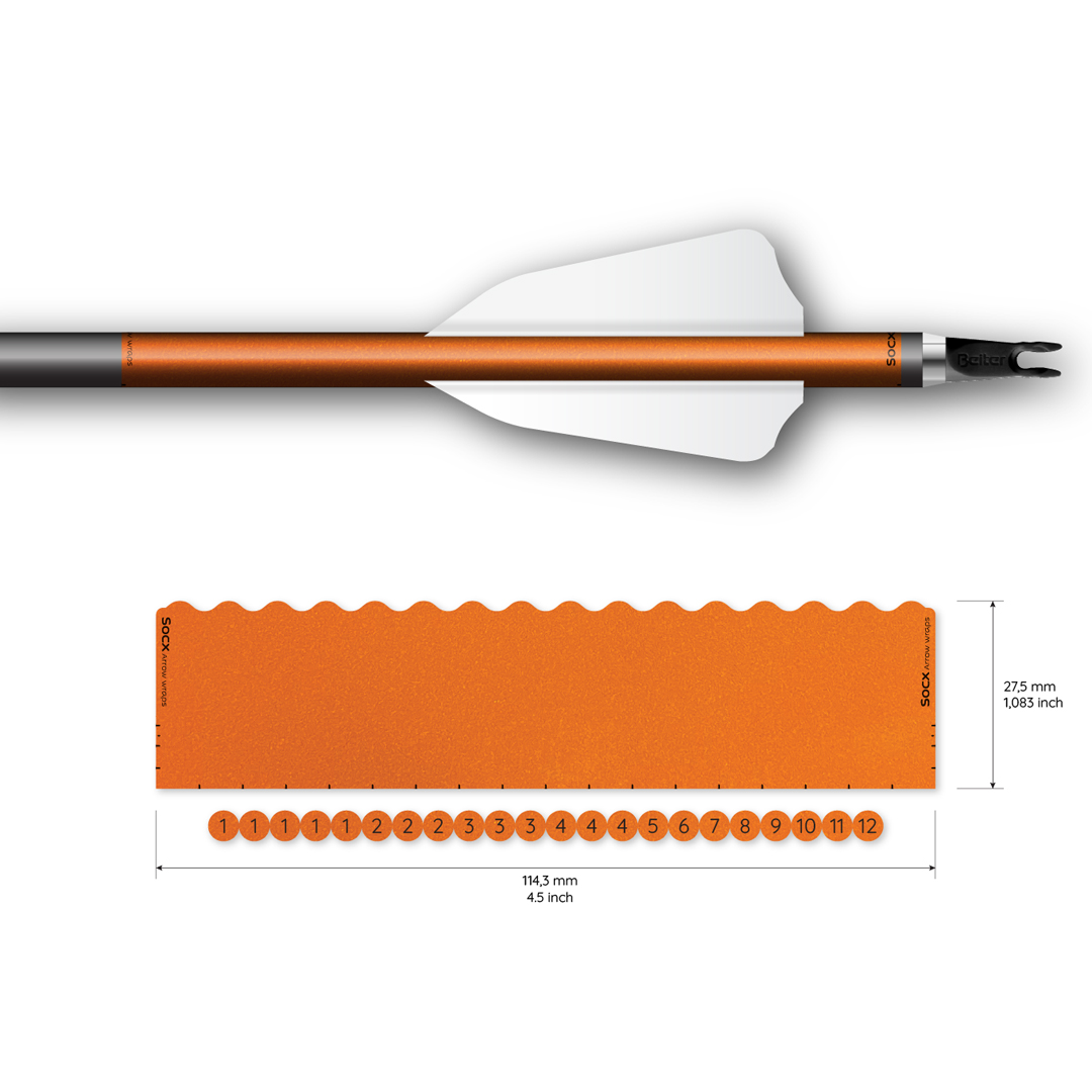 Socx Wrap 8.0mm Max Solid Retro-Reflective Color