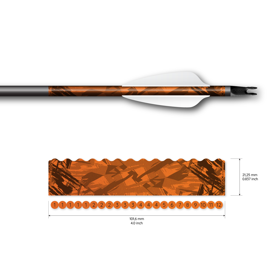 Socx Wrap 8.0mm Max Surge Retro-Reflective Color