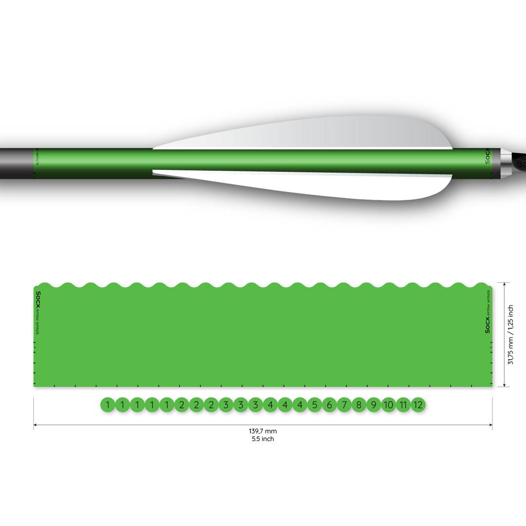 Socx Wrap 9.3mm Max Solid Fluor Color