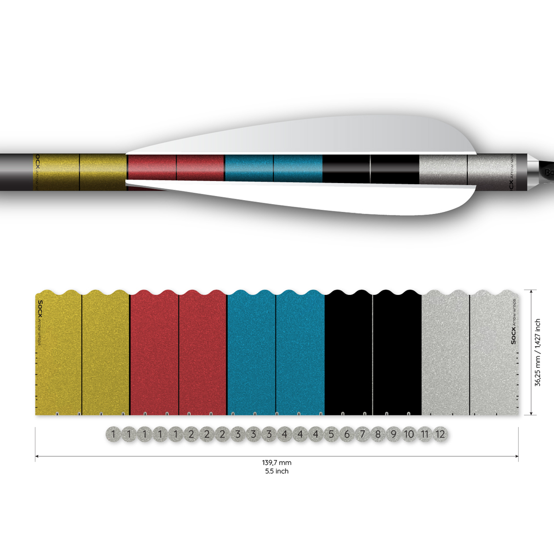 Socx Wrap 10.7mm Max Target Face Retro-Reflective White