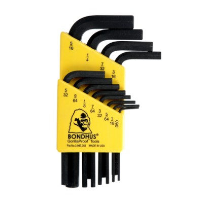 Bondhus Allen Wrench Set .050-5/16