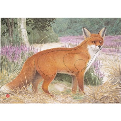 JVD Target Face Animal Fox