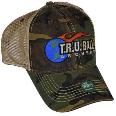 TRU Ball Hat Mesh Woodland Camo