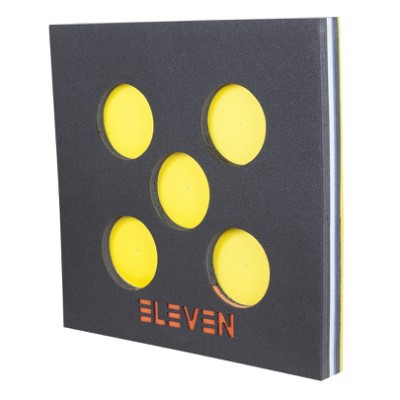 Eleven Target Foam Archery Tag 80 x 80 x 7cm 5 Drillings 18cm