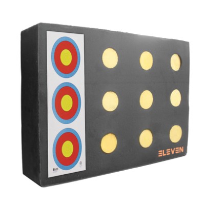 Eleven Target Foam Plus 100 x 70 x 20cm + 12x 9.5cm