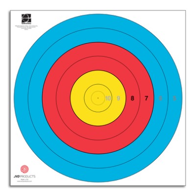 JVD Target Face Fita Waterproof 80cm Centre 6-Ring