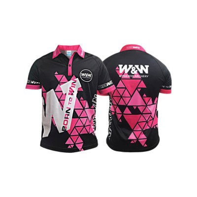 Win&Win T-Shirt Official Archer 2017 Black/Pink