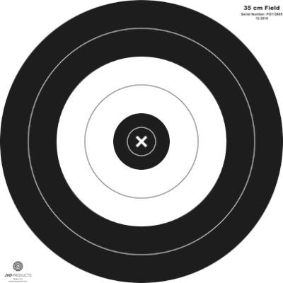 JVD Products Target Face IFAA Field 35 cm