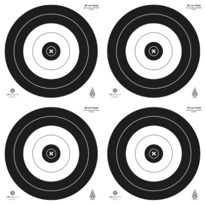 JVD Products Target Face IFAA Field 4 x 20 cm